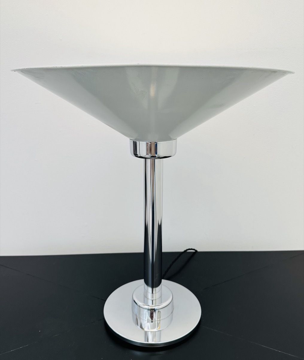 1970s Italian Conical Uplighter Table Lamp photo 285.0