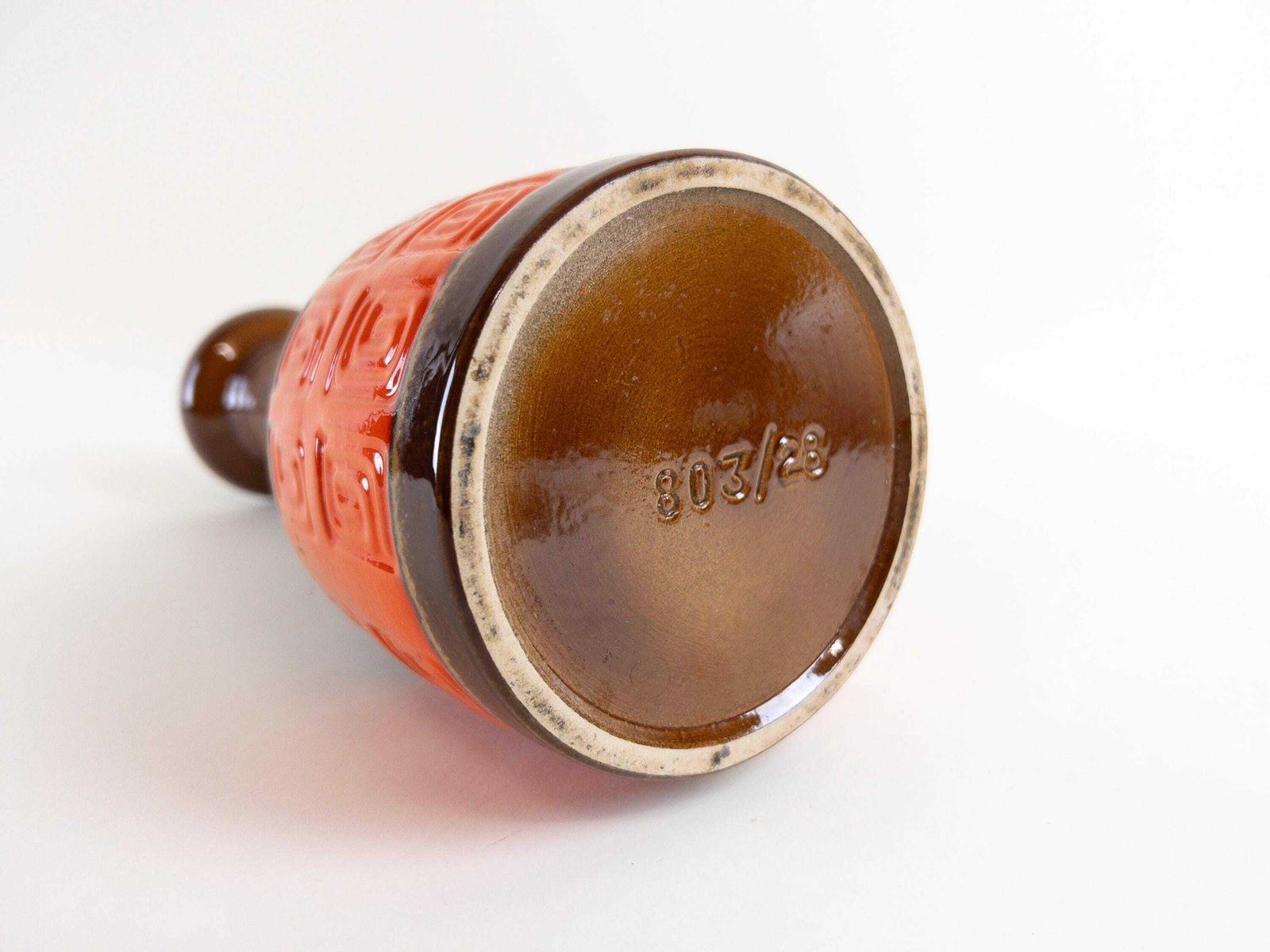 photo for sale Simon Peter Gerz Ceramic Vase   West German Pottery   Rare Sp Gerz Vase Form 803 28
