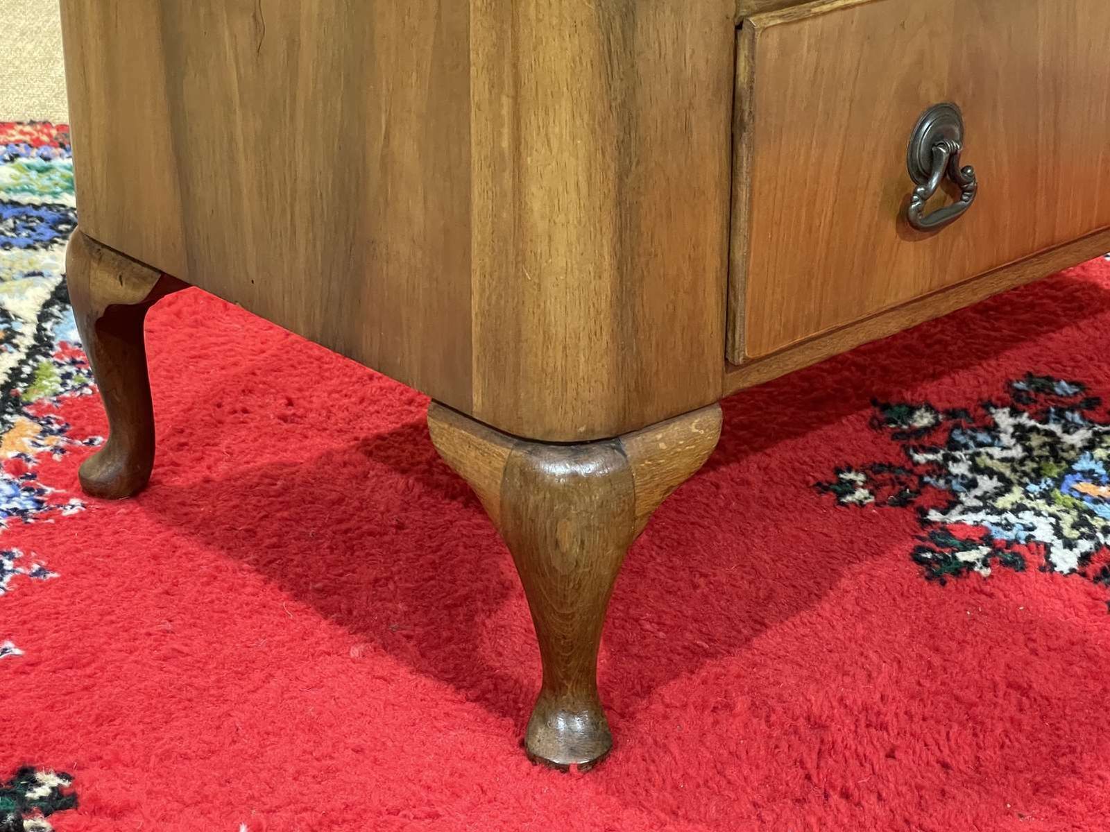 photo for sale English Walnut Secretary Desk From The 1960s