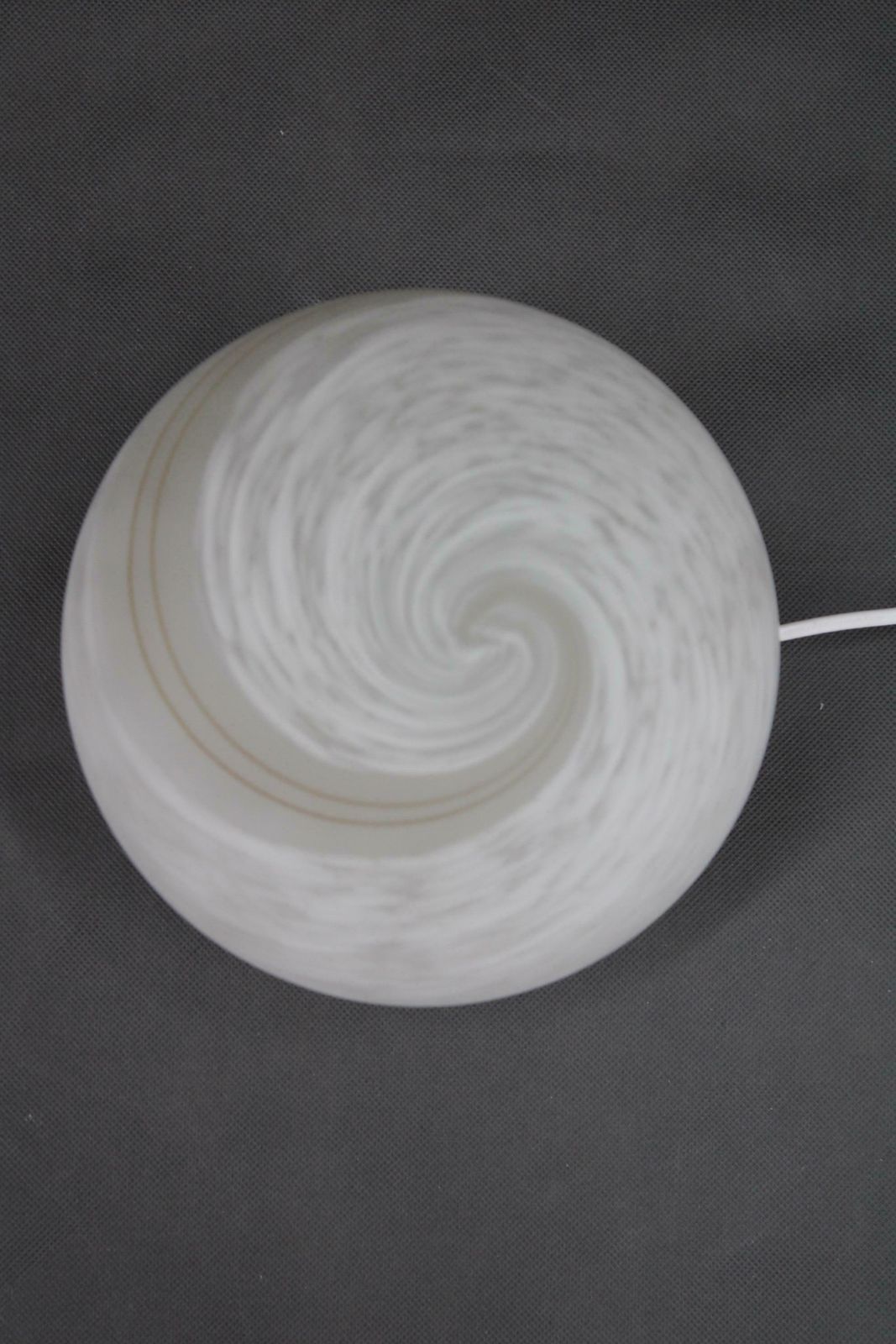 1970s Glass Globe "Venice Hand Made Glass "Table Lamp, Italy photo for sale