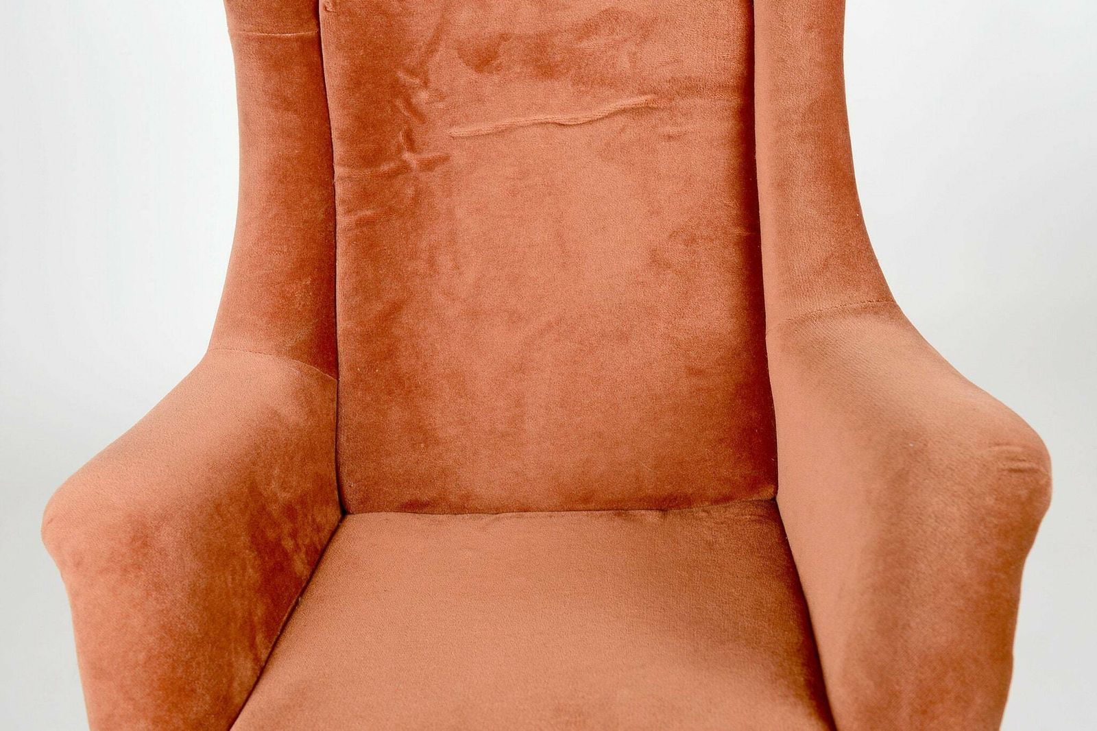 Mid Century Lounge Chair By Miroslav Navratil, 1960s – Fiberglass Shell With Velvet Upholstery, Iconic Design photo buy