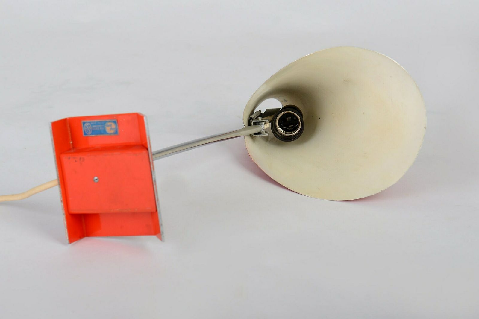 Vintage Modernist Lamp Napako 0531,Stilnovo Mid Century Modern Vintage Atomic Lighting Eames Lamp 1950s Retro Living, Mid Century Desk Lamp photo Lighting