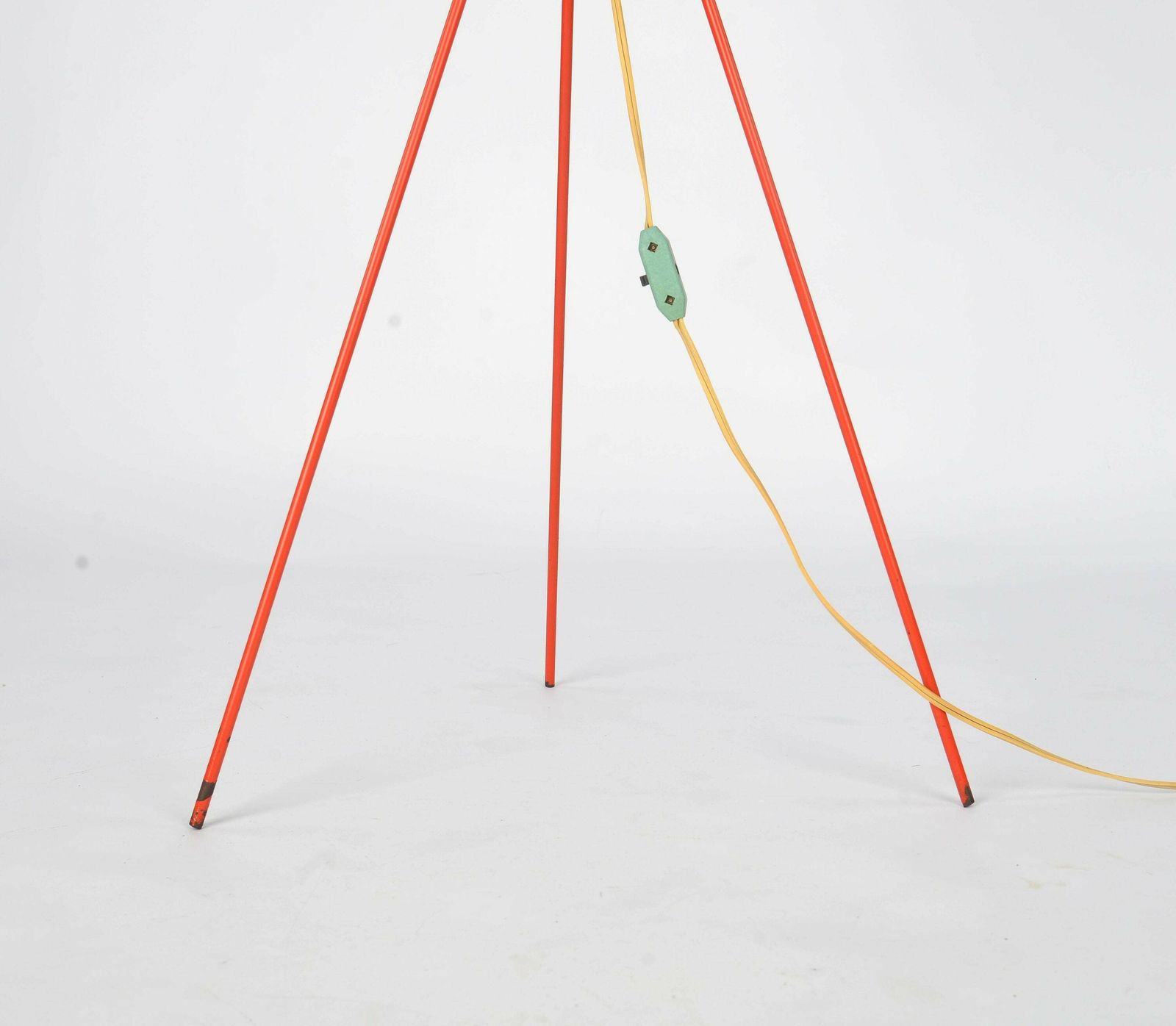 Mid Century Modern 60s Floor Lamp By Josef Hurka For Napako – Opaline Glass, Nogy Noguchi Style, Space Age Lamp photo vinterior