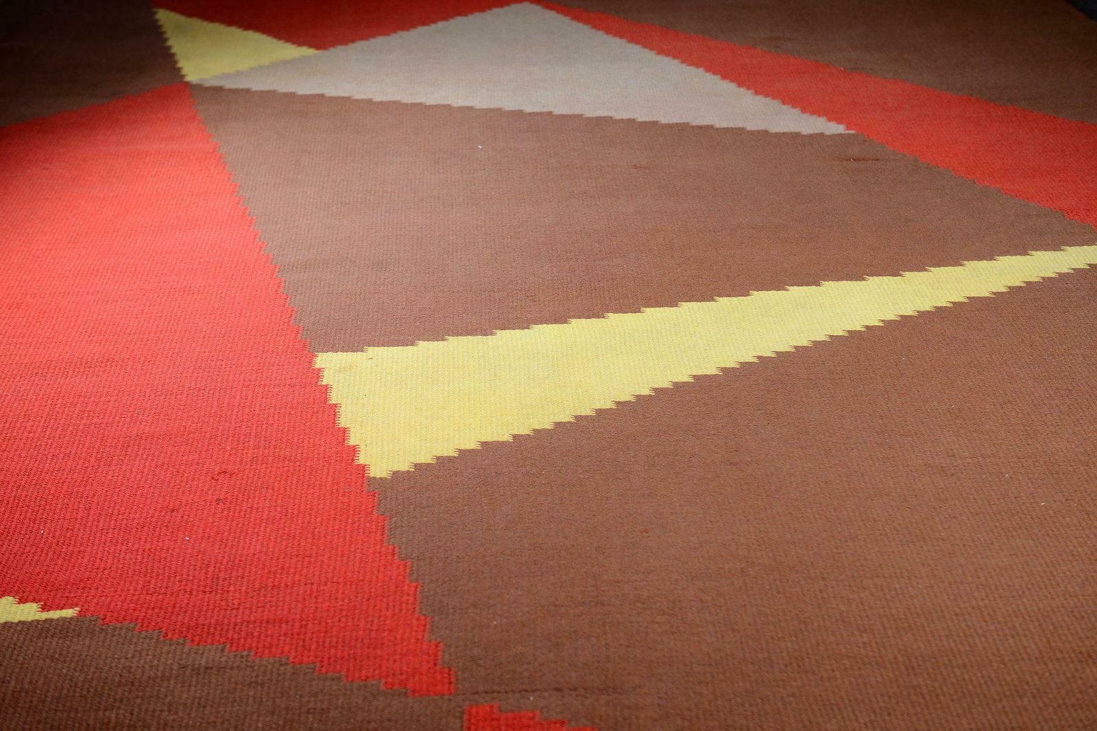 photo furniture Mid Century Modern Geometric Carpet By Antonin Kybal, Mid Century Modern Geometric Rug, Vintage Rug, Modernist Rug, Modernist Carpet,