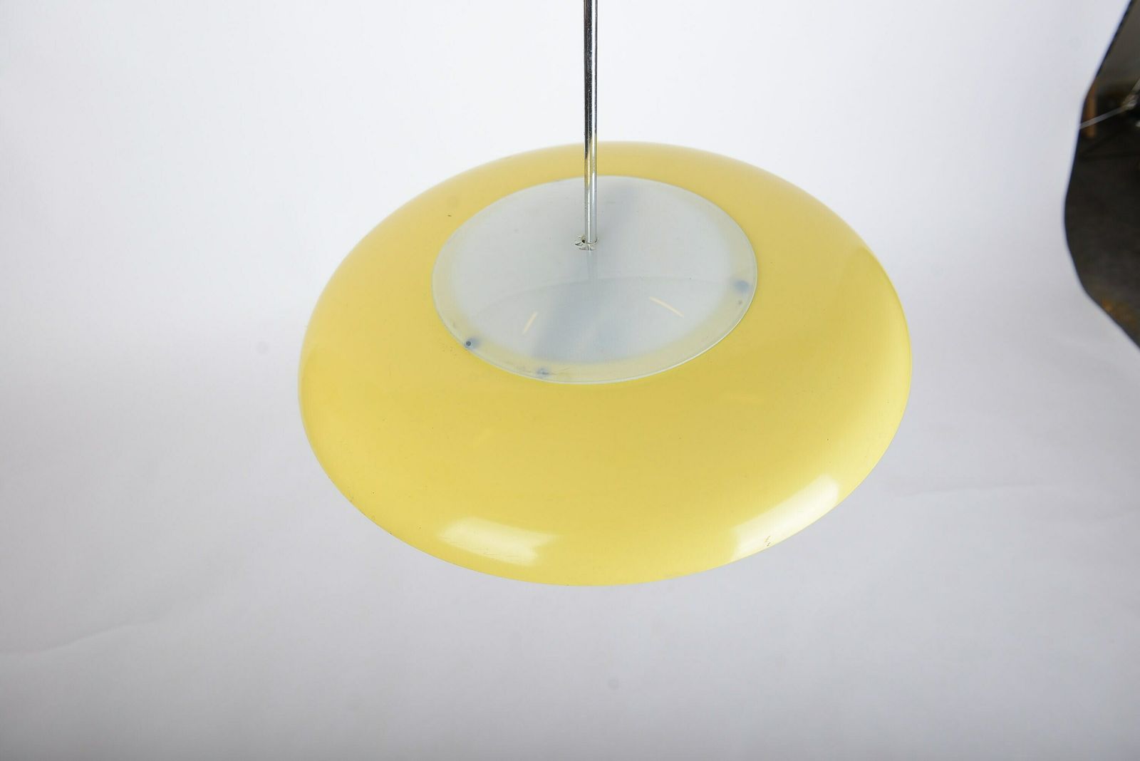 Mid Century Modernist Chandelier Napako 1211, Mid Century Chandelier Glass. Ceiling Light, Retro Lighting photo 230.0