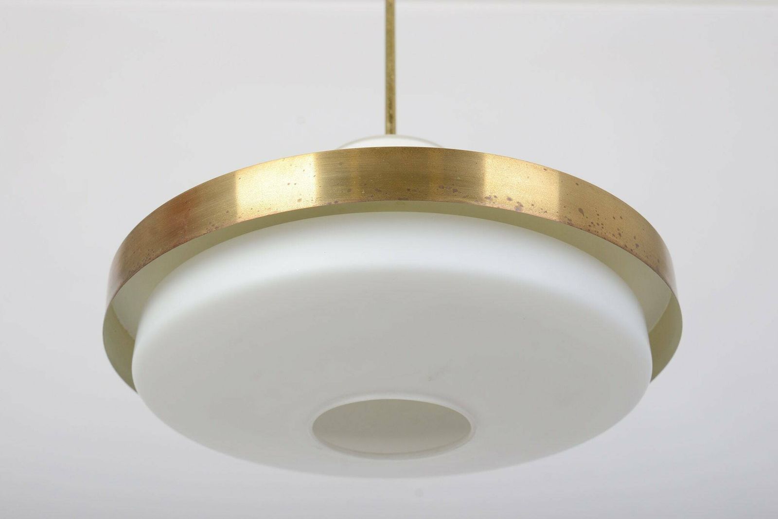 Mid Century Chandelier Napako, Mid Century Chandelier Glass. Ceiling Light, Retro Lighting photo Lighting