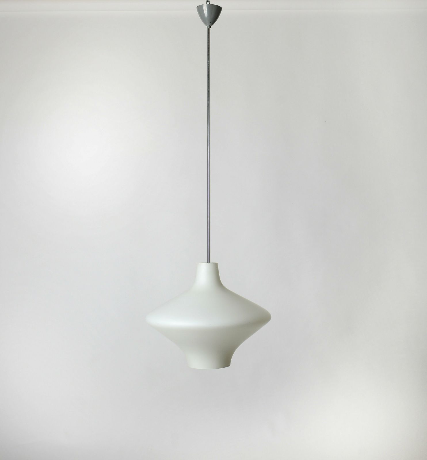 Mid Century Modernist Chandelier Napako, Mid Century Chandelier Glass. Ceiling Light, Retro Lighting