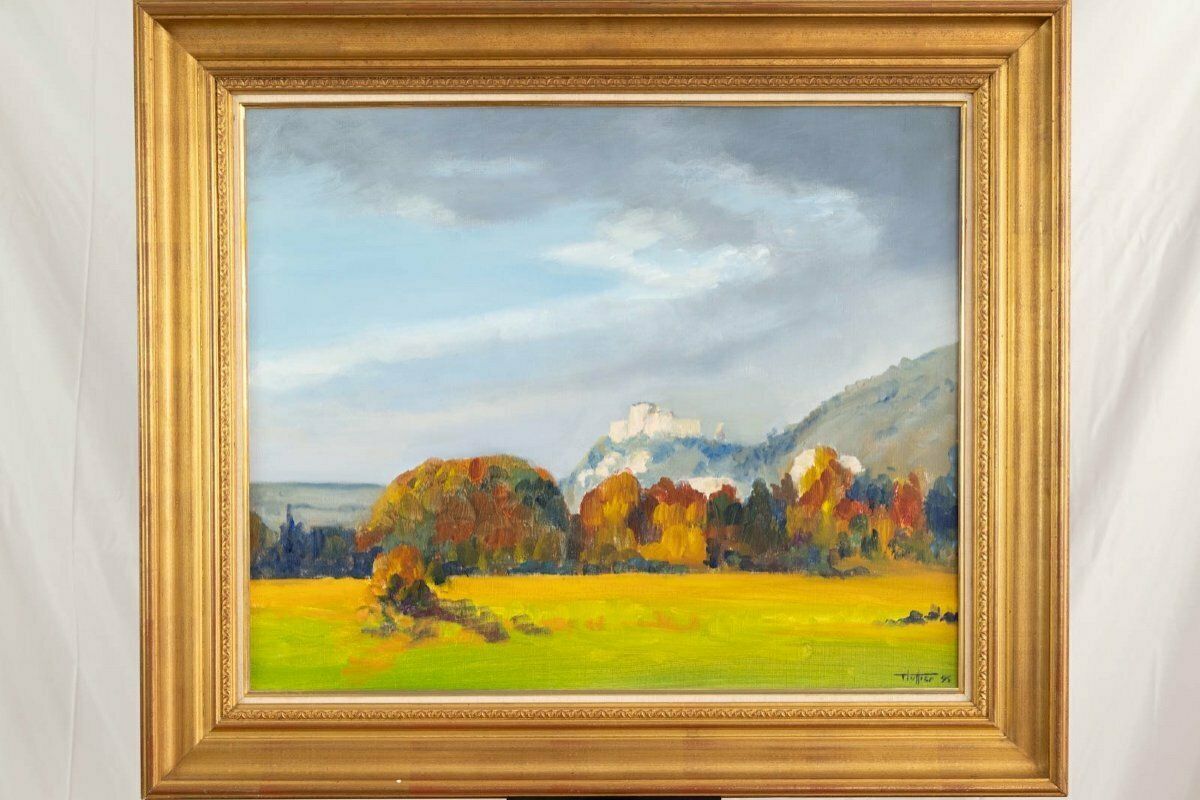 Robert Tuffier (1929 2005) Château Gaillard In Les Andelys, 1995 photo 167.0