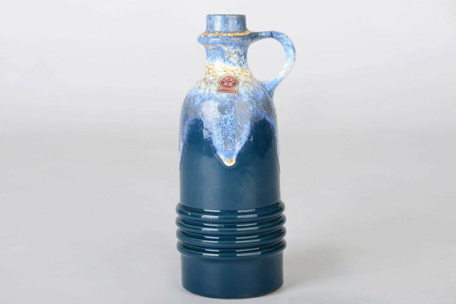 Mid Century Modern Fat Lava Vase By Veb Haldensleben photo furniture