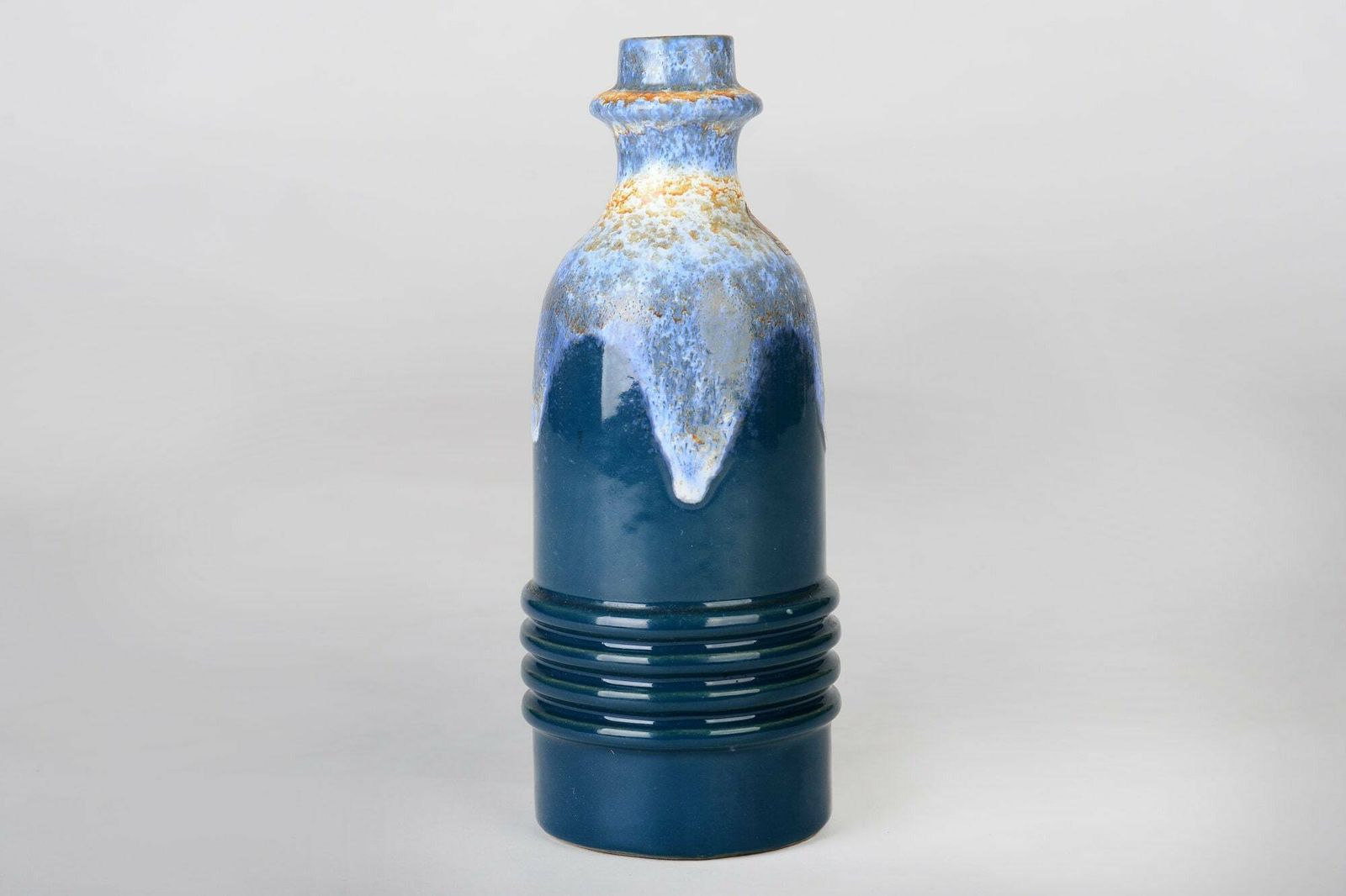Mid Century Modern Fat Lava Vase By Veb Haldensleben photo Home Decor