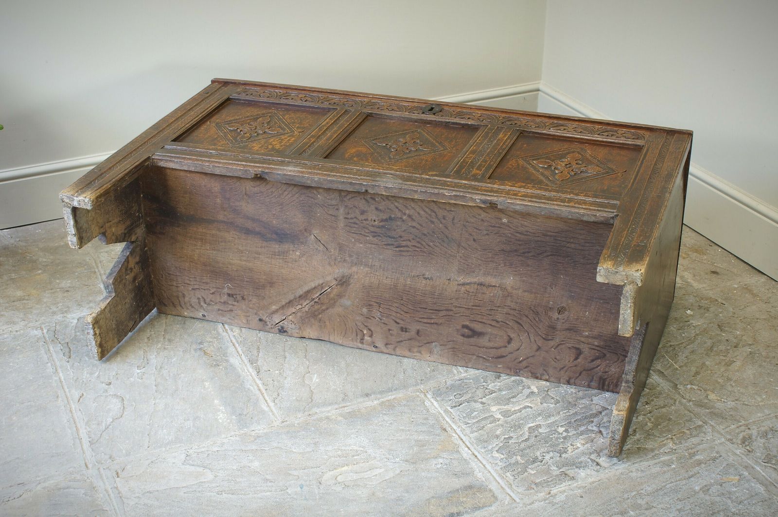 17th Century Oak Coffer. photo Furniture