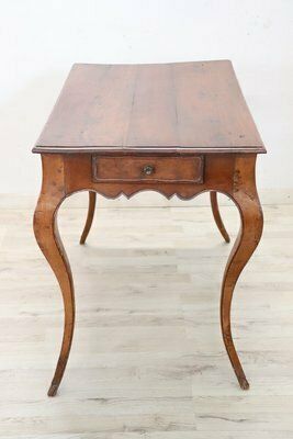 Antique Coffee Table In Cherry Wood, 18th Century photo vintage