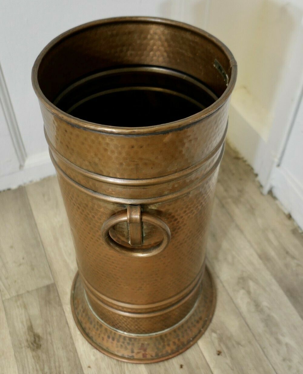 Arts And Crafts Copper Stick Stand, Umbrella Stand photo vinterior