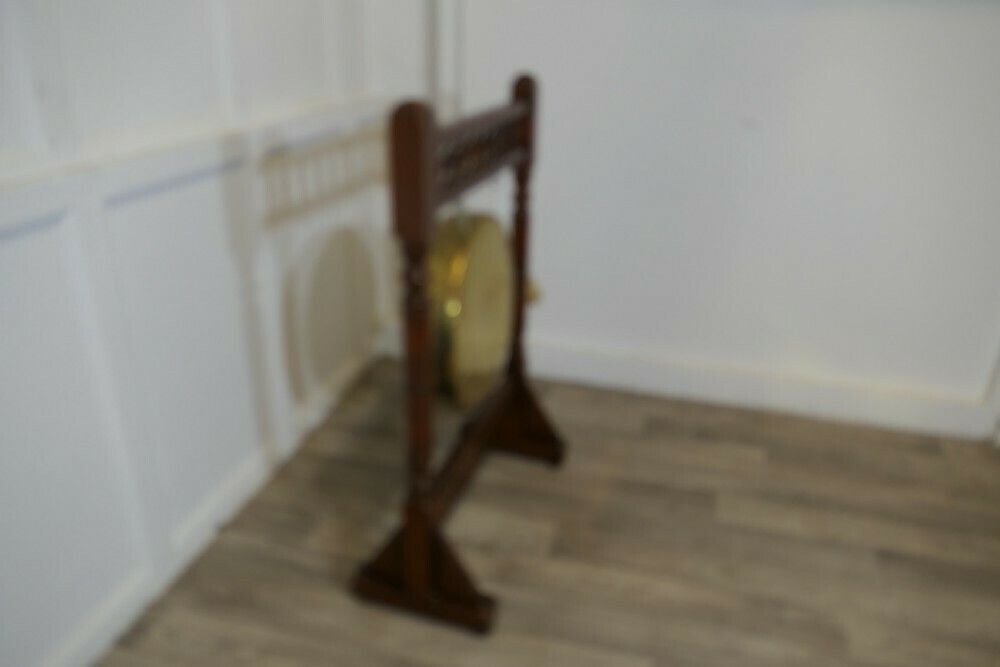 Arts And Crafts Walnut Dinner Gong photo for sale