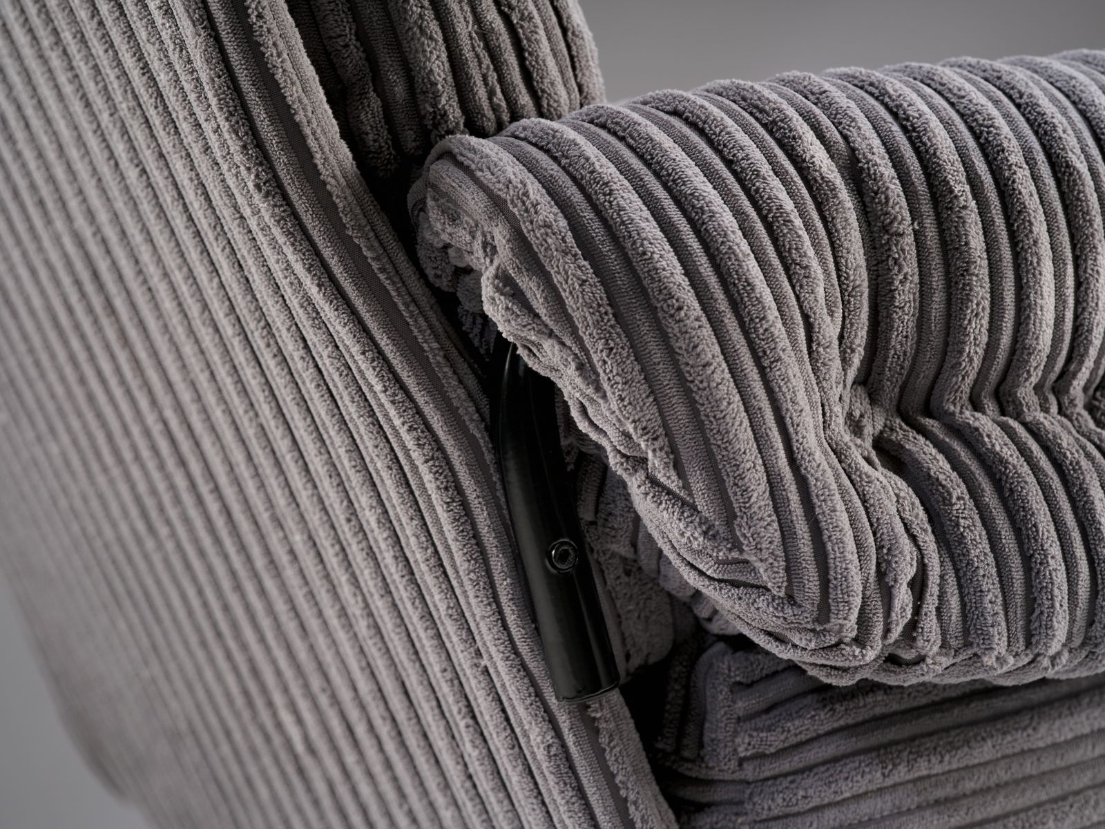 Rare Vintage Conran For Habitat Grey Corduroy Armchair. Circa 1970’s photo for sale