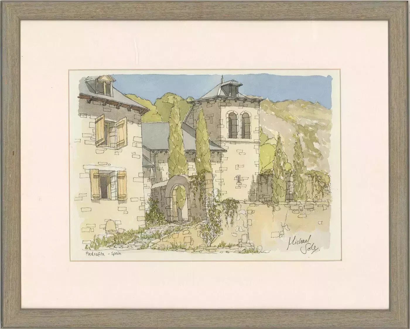 Michael Sole   Contemporary Watercolour, Piedrafita, Spain