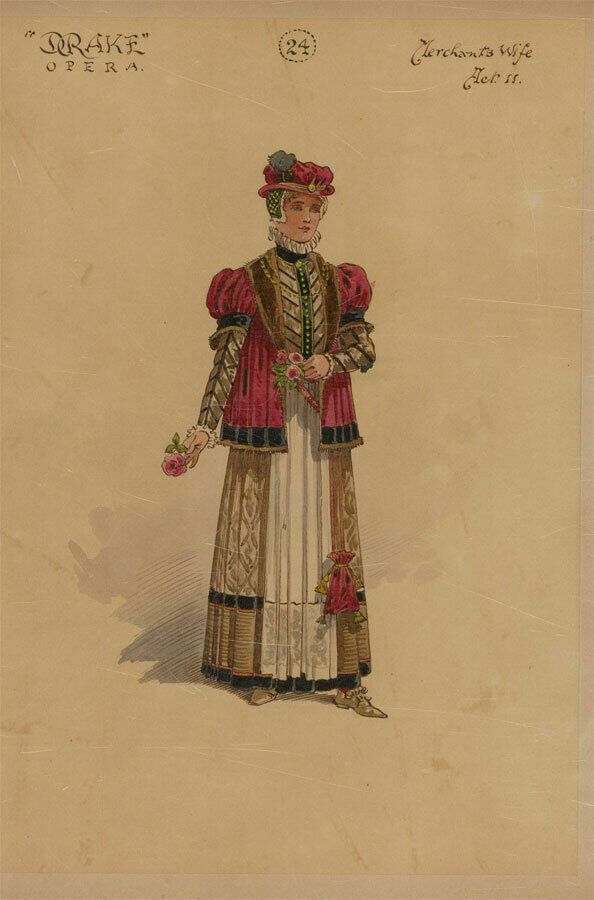After William Charles Pitcher Ri (1858 1925)   C.1917 Watercolour, The Wife photo for sale