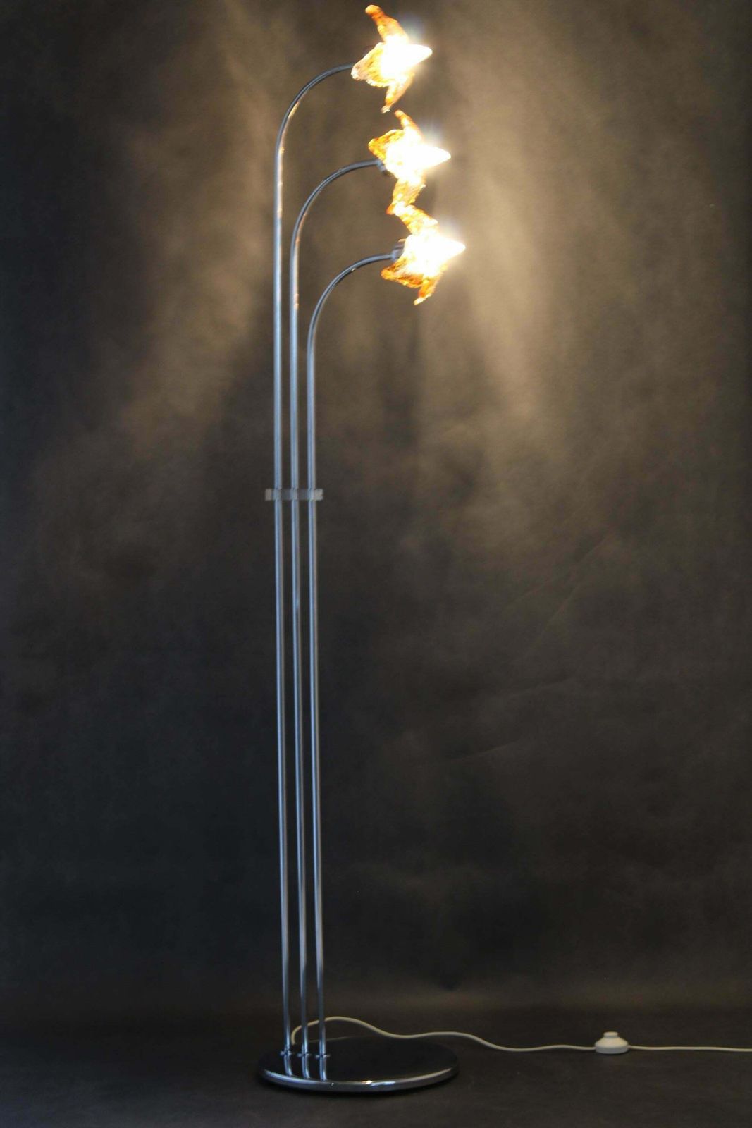 photo buy 1980s Floor Lamp With Murano Glass , Italy