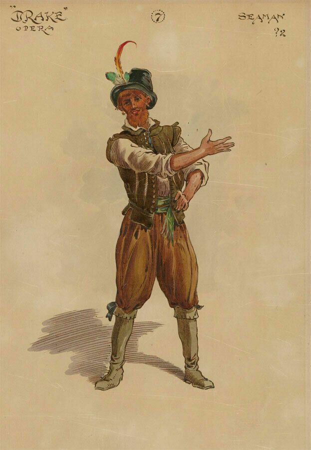 After William Charles Pitcher Ri (1858 1925)   C.1917 Watercolour, Seaman photo for sale