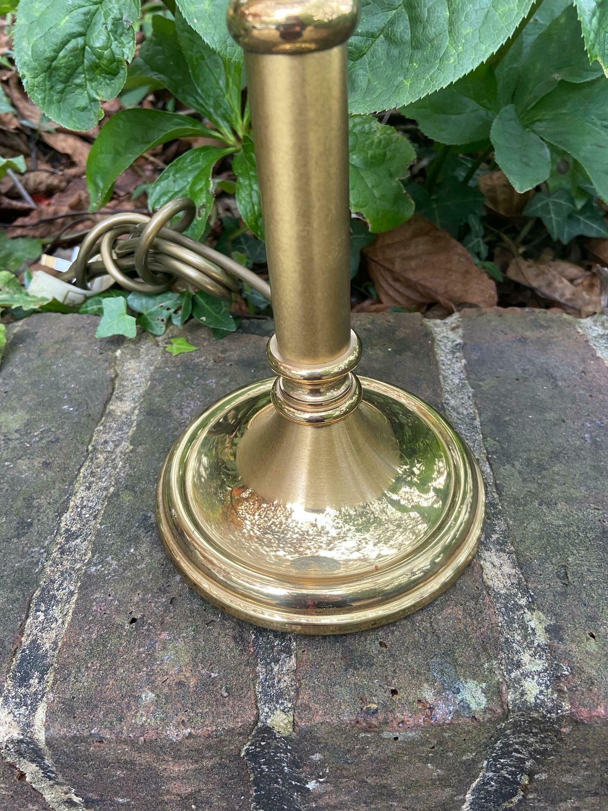 Brass Lamp Quality Made In England photo for sale