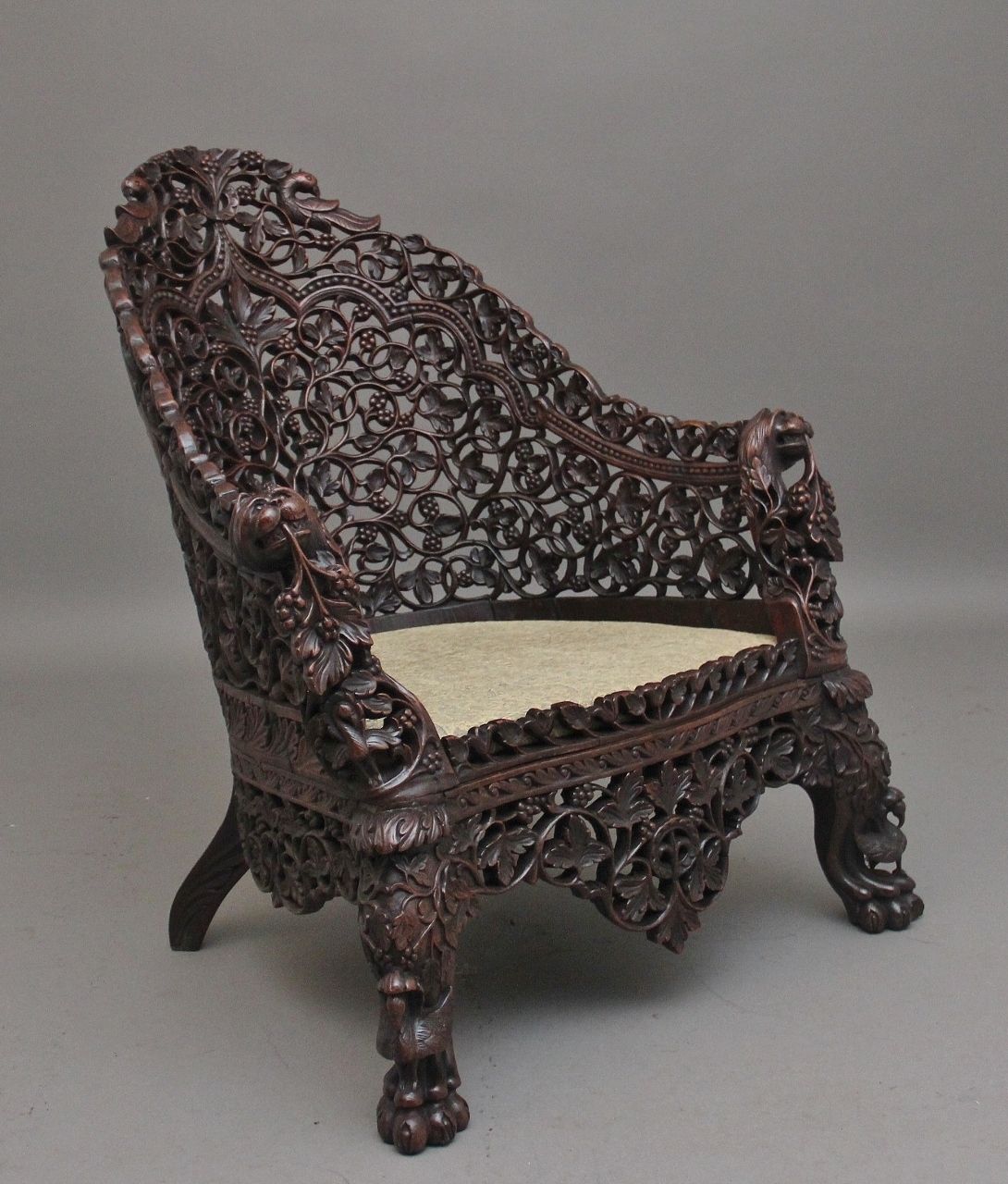 19th Century Anglo Indian Armchair photo furniture
