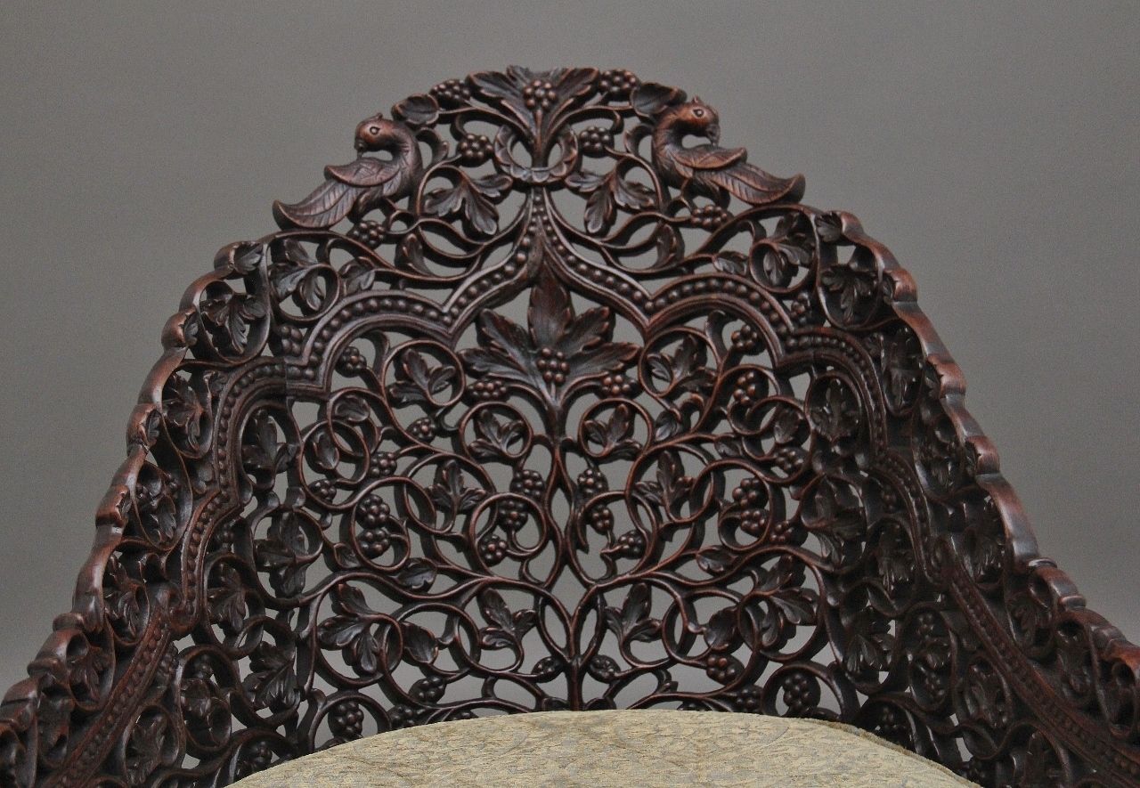 photo for sale 19th Century Anglo Indian Armchair