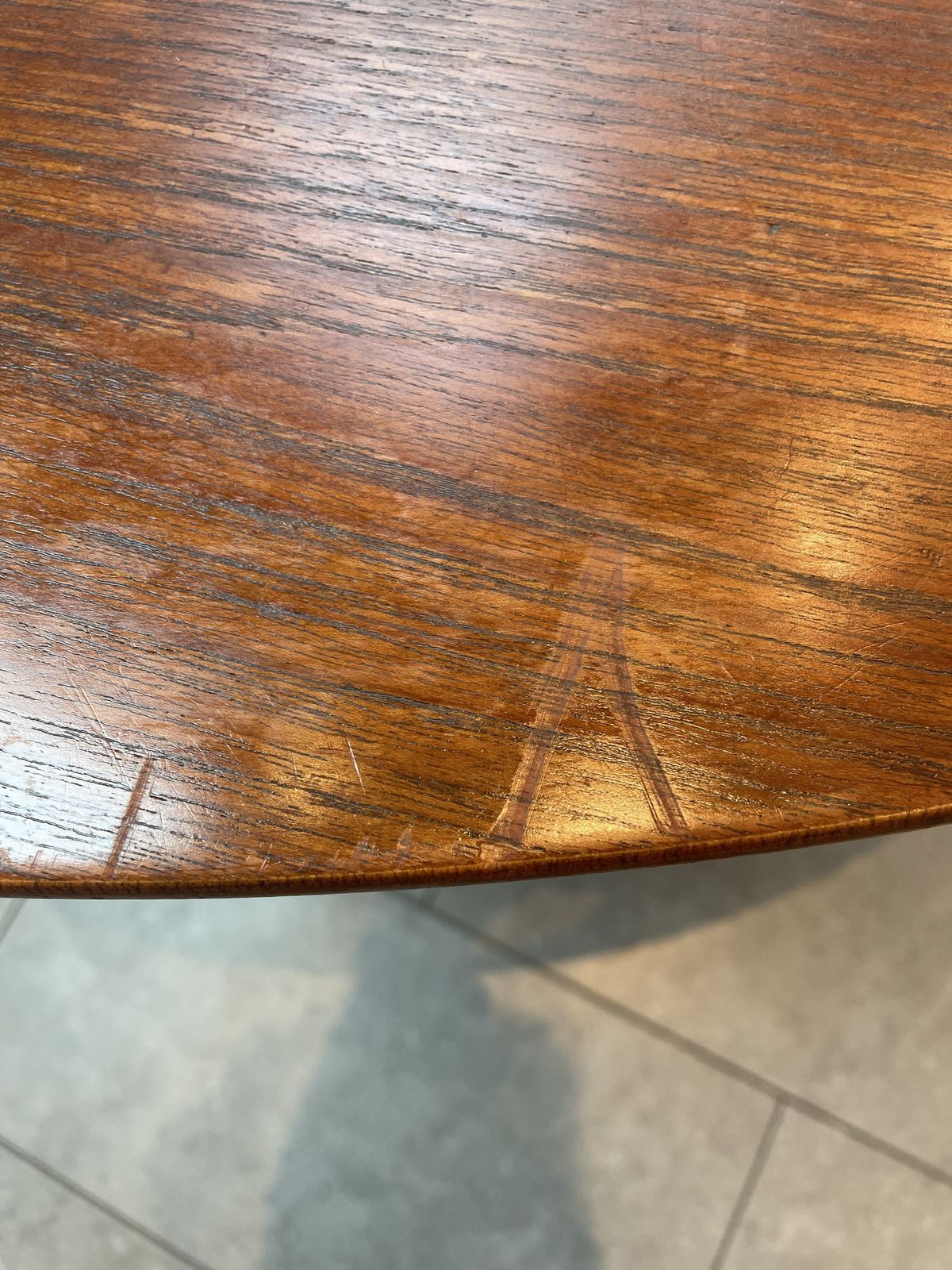 Teak Model 3600 Dining Table By Arne Jacobsen For Fritz Hansen, 1950s photo for sale