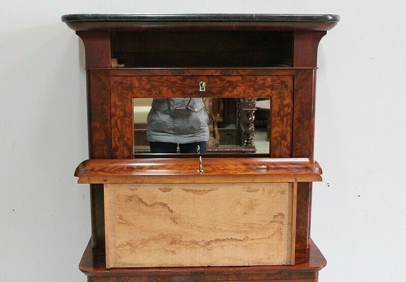 Rare Small Secretary Convenient Restoration, 19th Century photo 4356.9