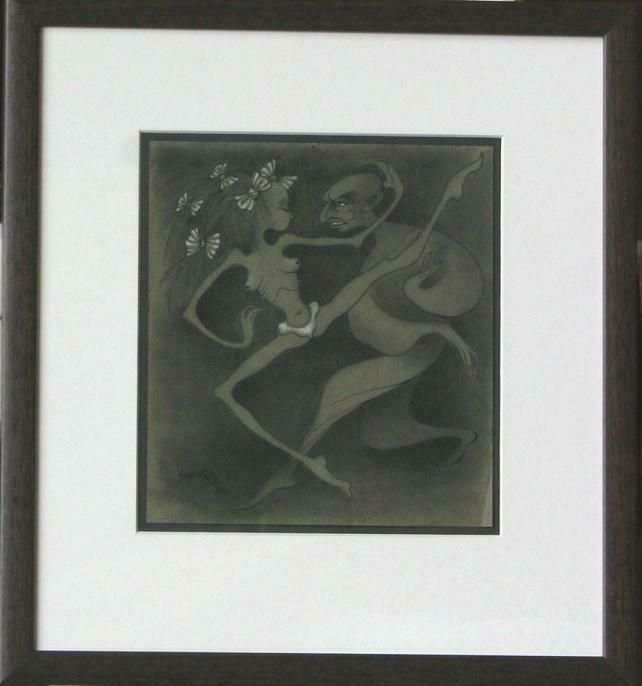 Beresford Egan   Man & Woman Dancing I & II (Framed Drawings) Modern British Art photo 450.0