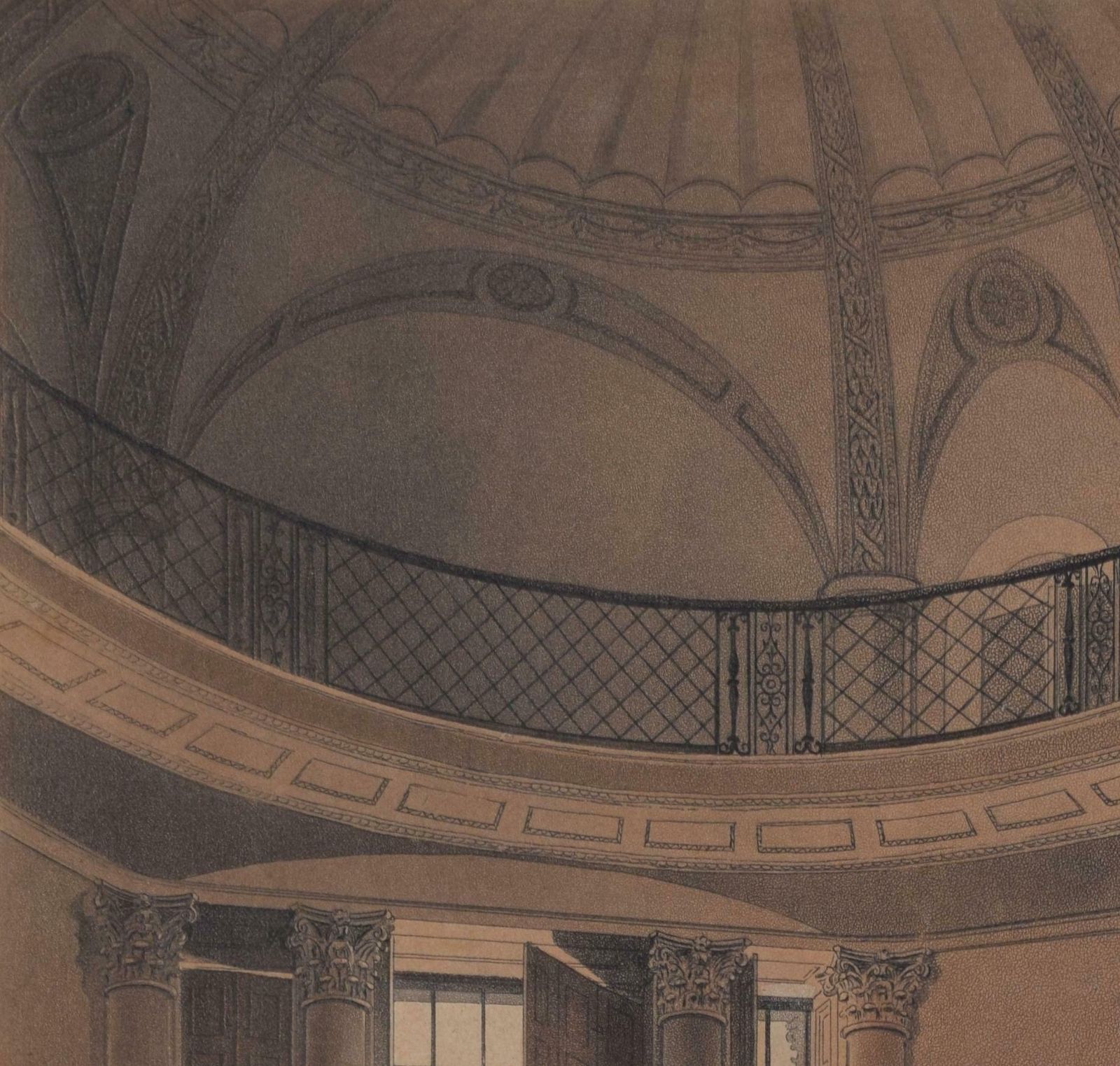 Rudolph Ackermannradcliffe Astronomical Observatory, Oxford Engraving By John Bluck For Ackermann1815 photo furniture