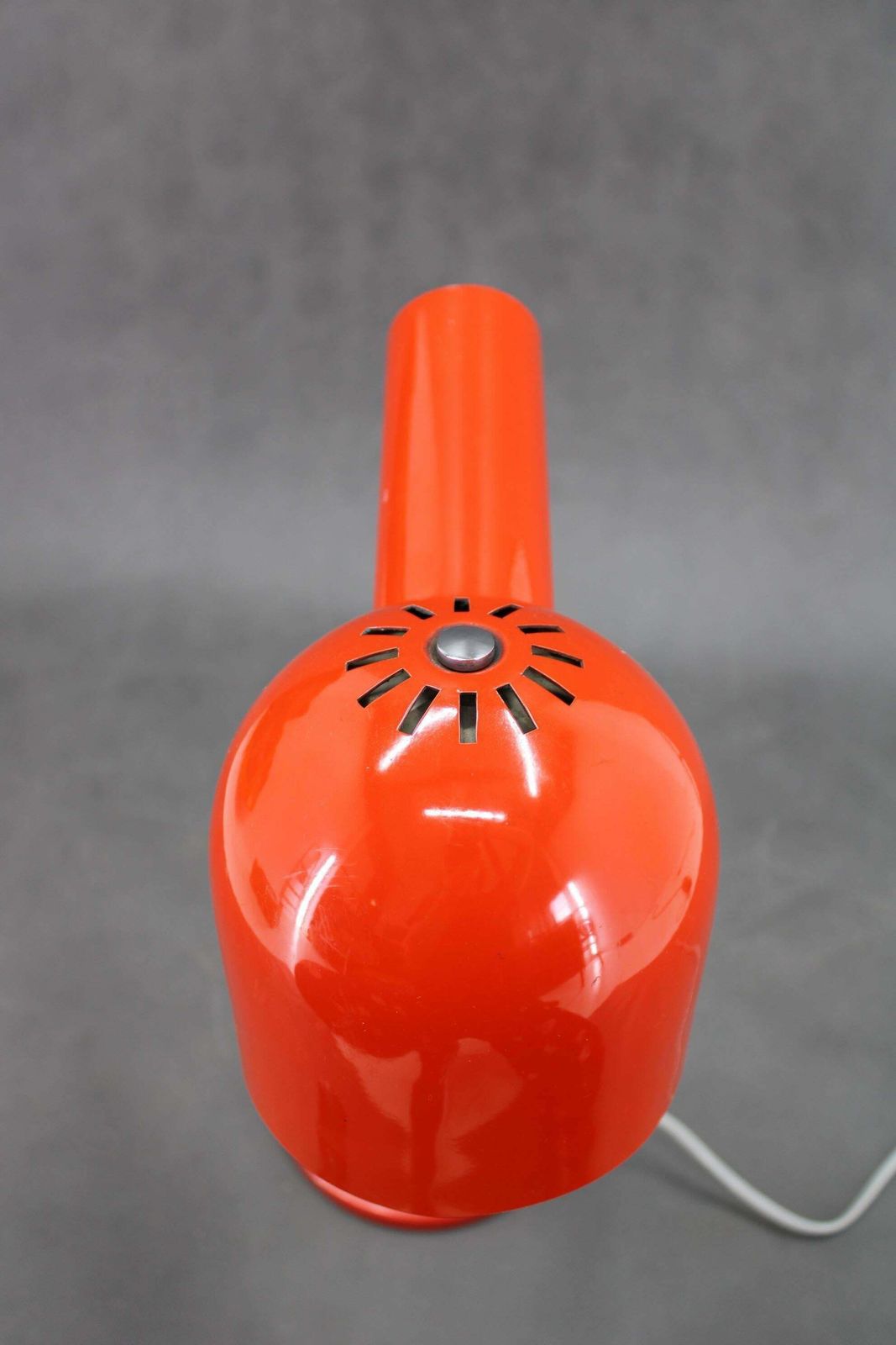 photo vinterior 1960s Josef Hurka Red Desk Lamp For Napako , Czechoslovakia