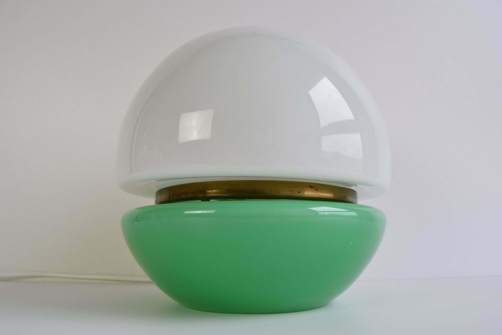 Glass Table Lamp, By štěpán Tabera For Opp Jihlava, 1970s. photo for sale