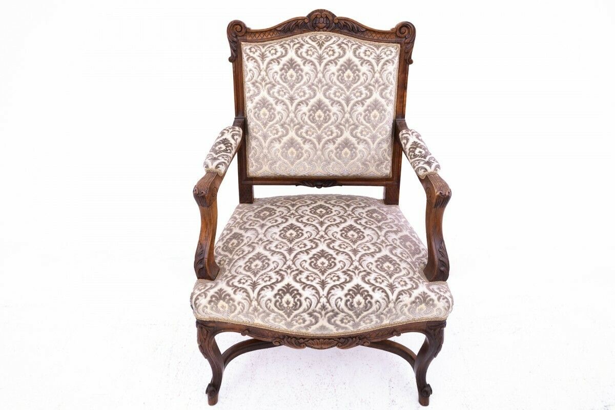 Pair Of Antique Armchairs, France, Ca. 1900. photo furniture