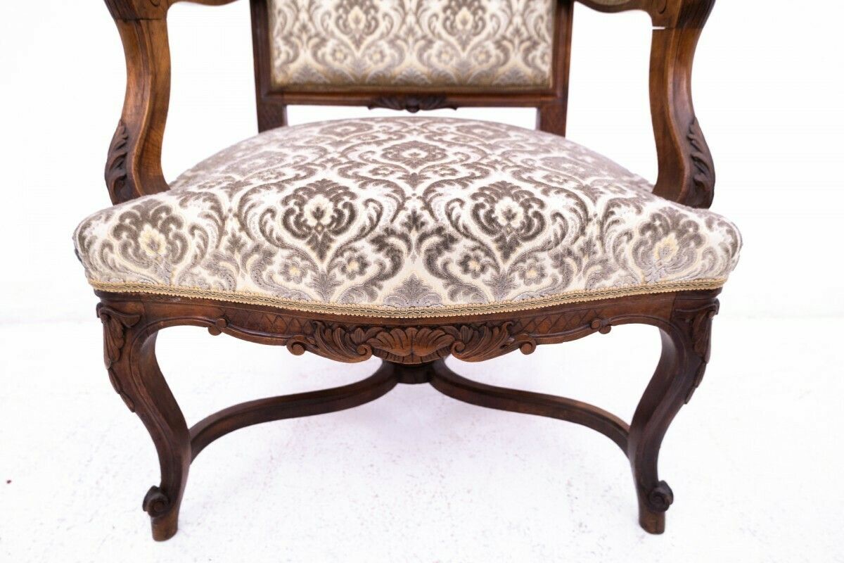 Pair Of Antique Armchairs, France, Ca. 1900. photo Furniture