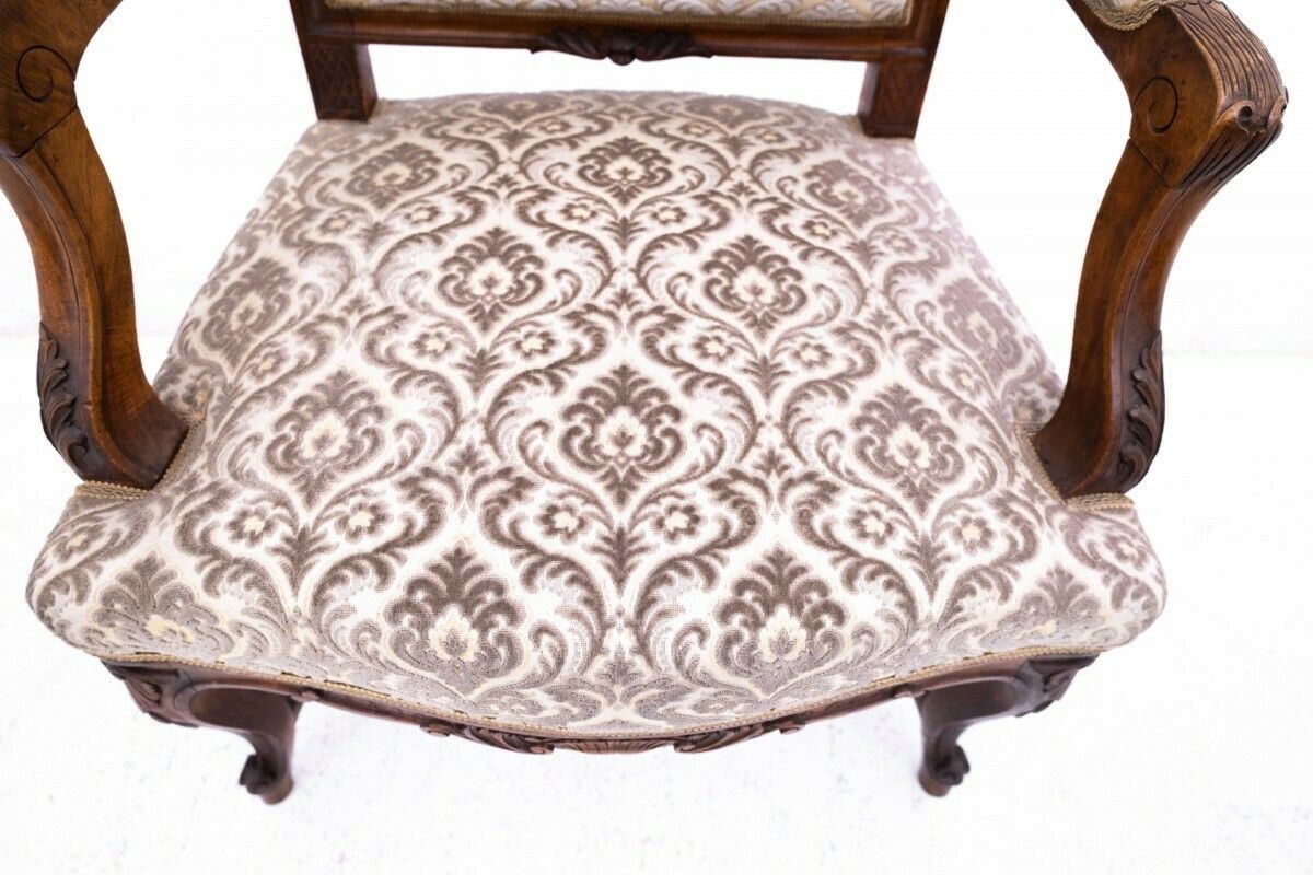 Pair Of Antique Armchairs, France, Ca. 1900. photo vinterior