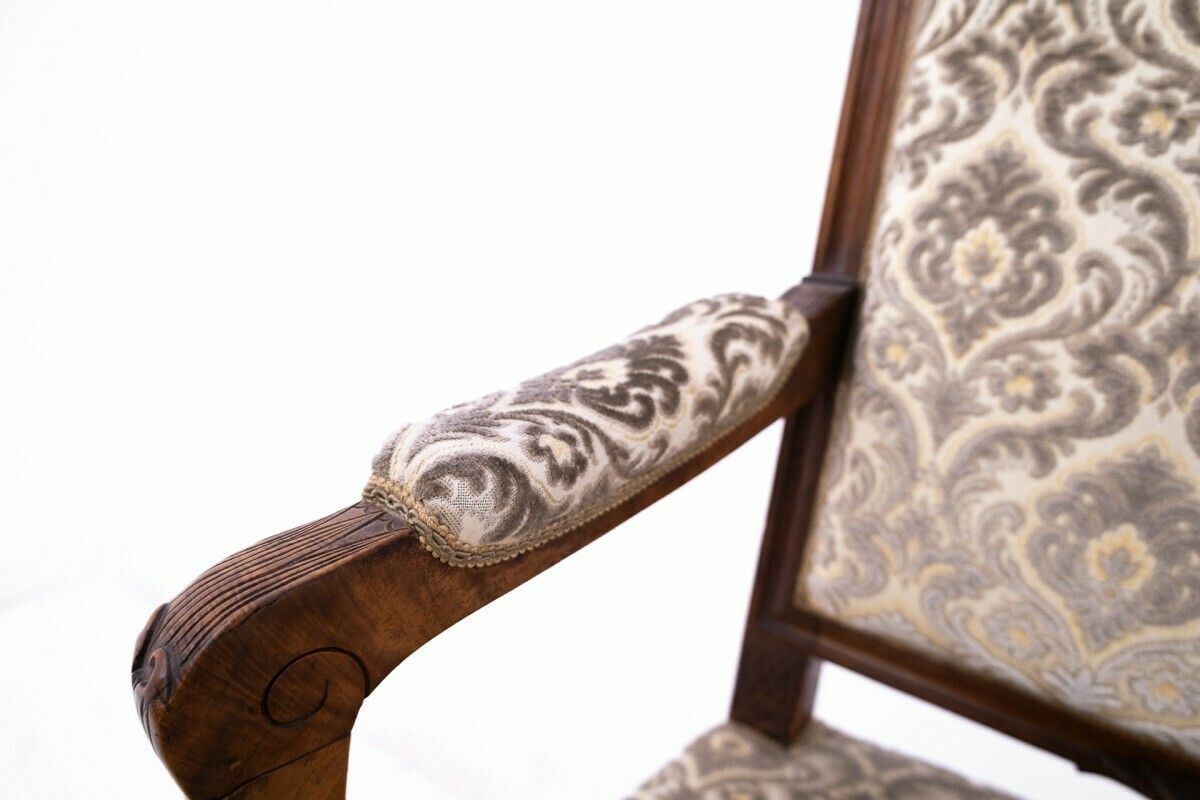 Furniture Pair Of Antique Armchairs, France, Ca. 1900. photo