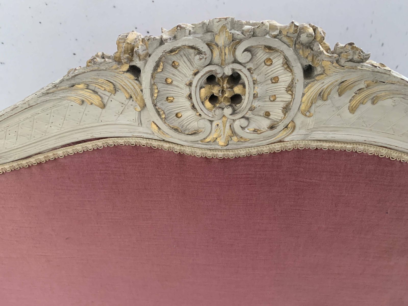Louis XV Style Bench In Lacquered And Gilded Beech, 20th Century photo Furniture