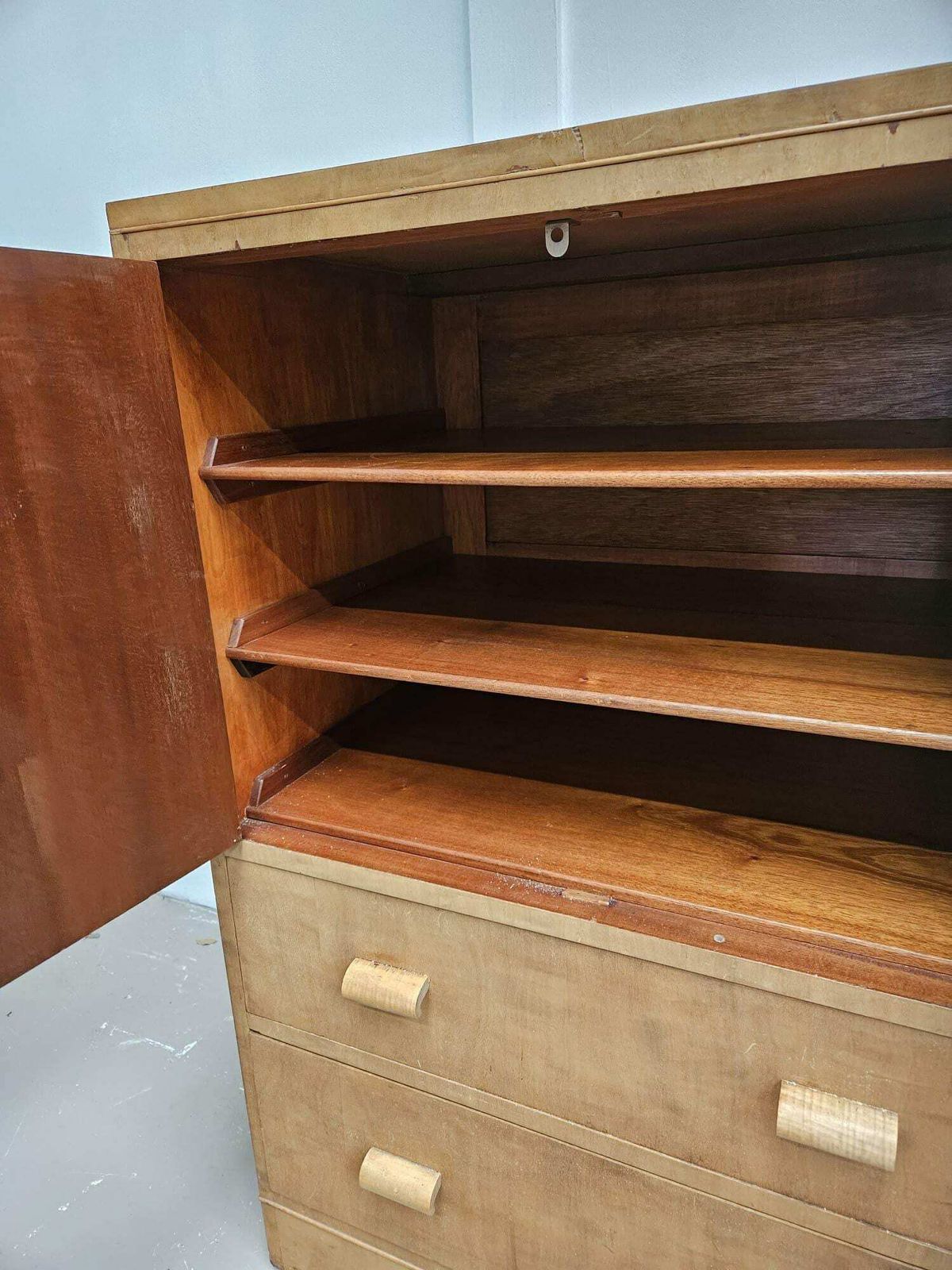 Walnut Art Deco Chest Of Drawers, 1930s photo 1250.0
