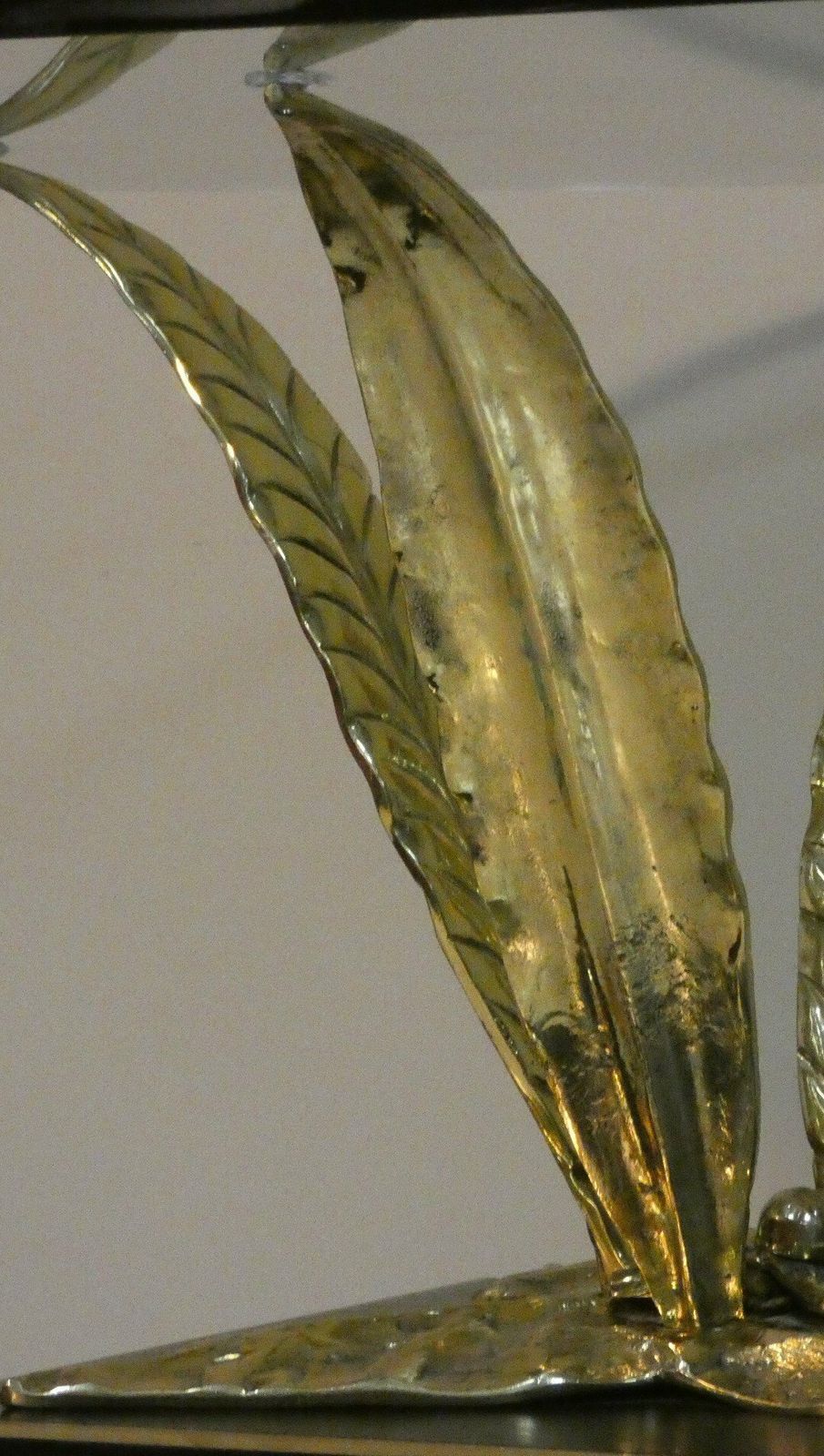 photo buy 1980s Italian Bronze, Brass And Crystal Table By Gianni Versace For Versace Home