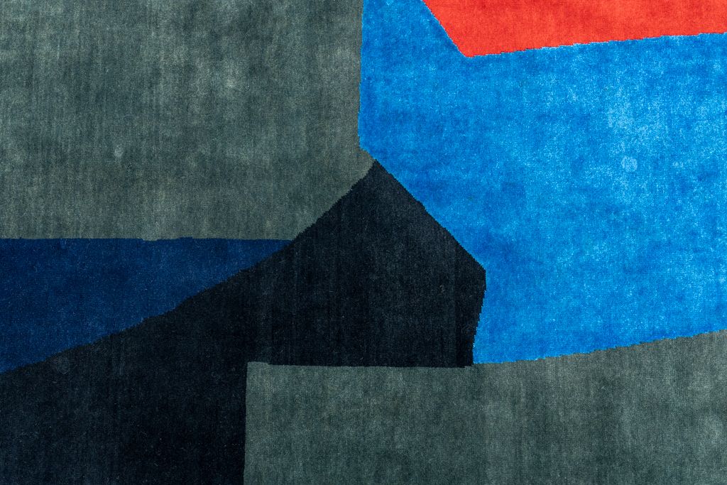 Hand Woven Tapestry Inspired By Serge Poliakoff. Year 2023. Ls58095509e photo furniture