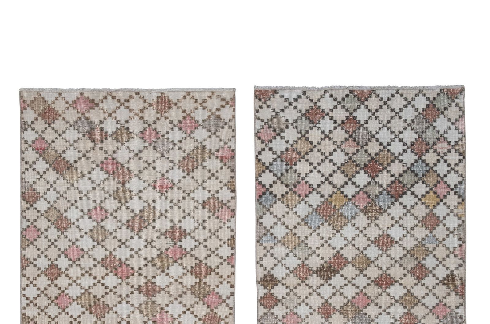 Distressed Pair Turkish Sparta Rug 118 X 187 110 X 213 Cm photo vinterior