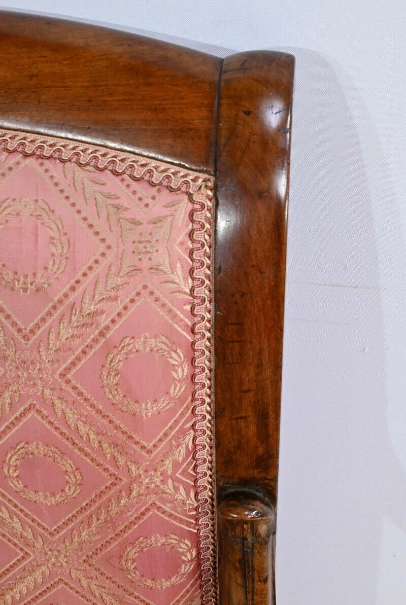 Pair Of Mahogany Armchairs, Restoration Period – Early 19th Century photo vintage