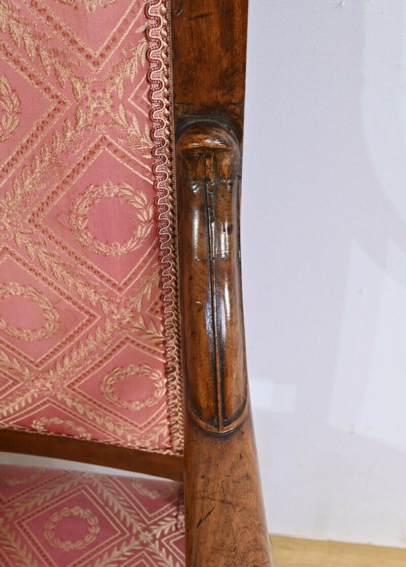 photo for sale Pair Of Mahogany Armchairs, Restoration Period – Early 19th Century