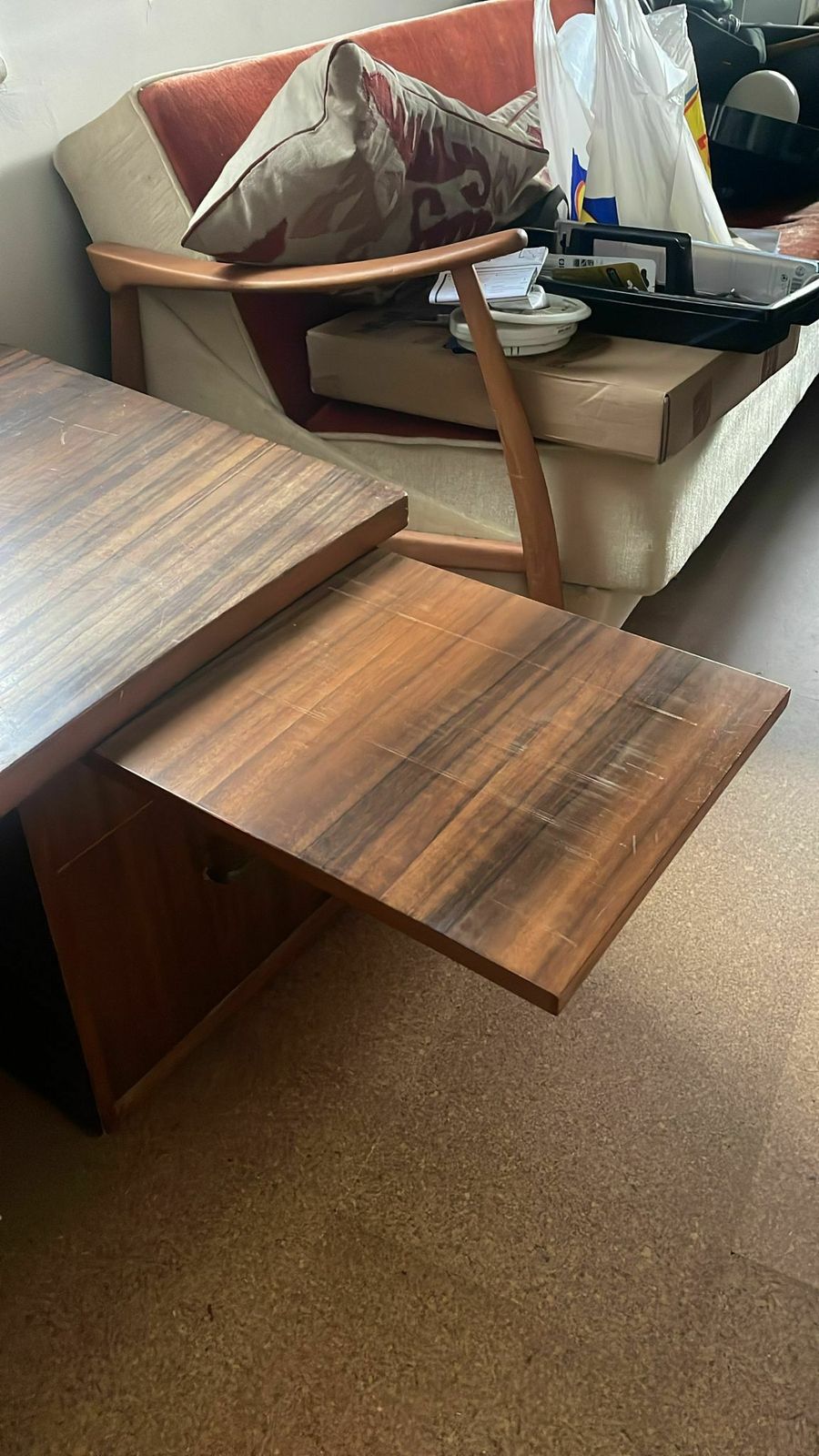 Morris Of Glasgow Mid Century Curved Desk / Retro/ Curve photo for sale