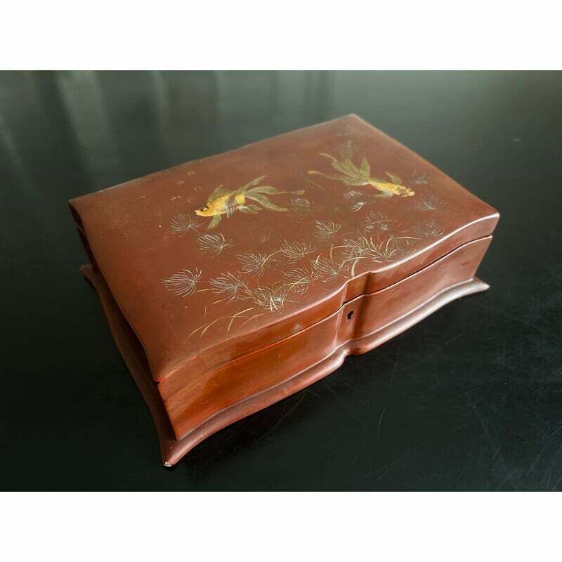 Vintage Lacquer Box By Nguyen Than Ley, 1950 1960 photo furniture