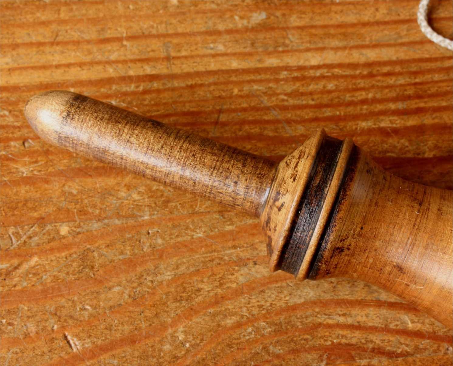 X Large Wooden Bilboquet. 19th Century Wood Cup & Ball Game. Bilbocatch. photo furniture