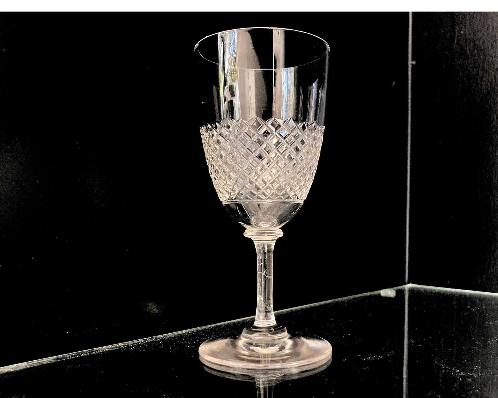 6x Crystal Cordial Glasses | Aperitif | About 1920 | Holland photo buy