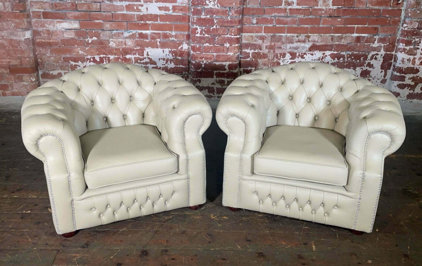 Pair Of Chesterfield Oxford Chairs photo furniture