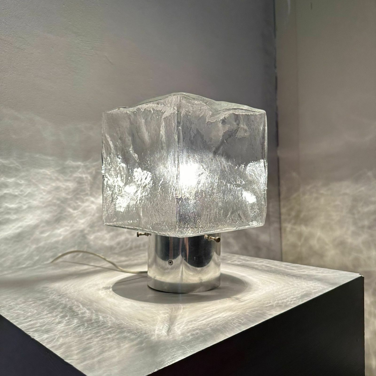 J.T. Kalmar Plafondlamp Met Matglas, Jaren 1970 photo 1568.0