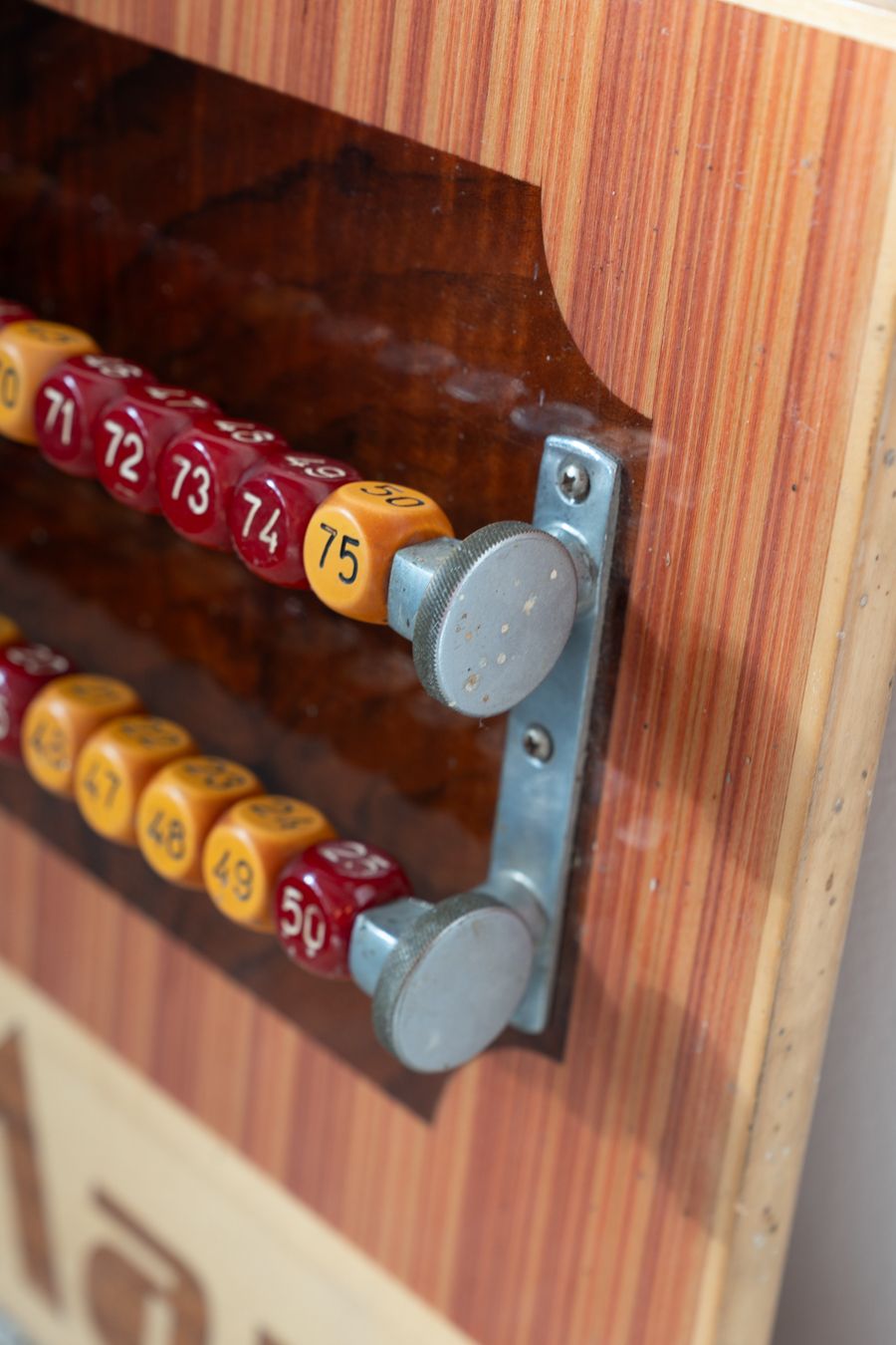 1980s Italian Billiard Scoreboard By Biliardi Mari photo buy